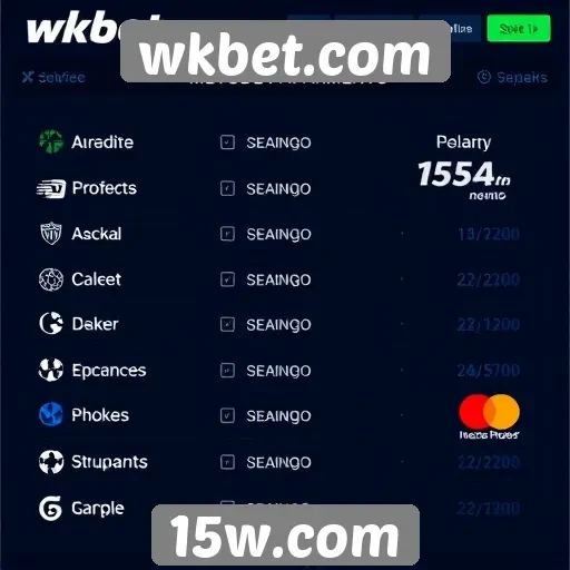 Métodos de pagamento aceitos no wkbet.com